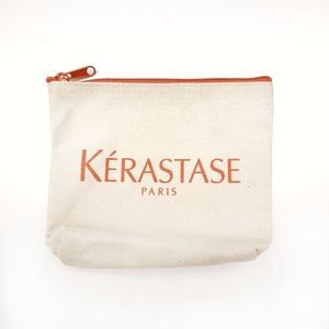 New Sealed Kerastase Zippered Cosmetic / Makeup Bag Pouch